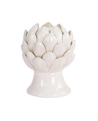 Ceramic Lotus Candlestick