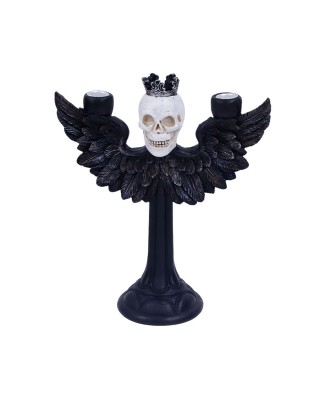 Halloween Skull Candlestick