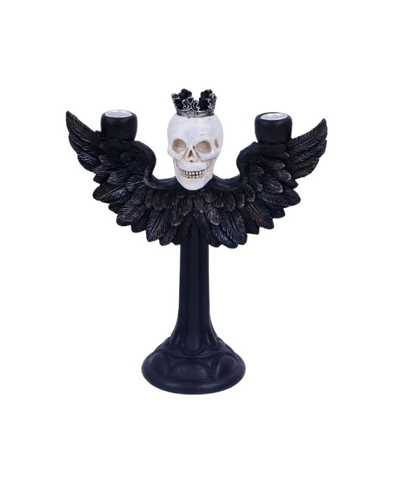 Halloween Skull Candlestick