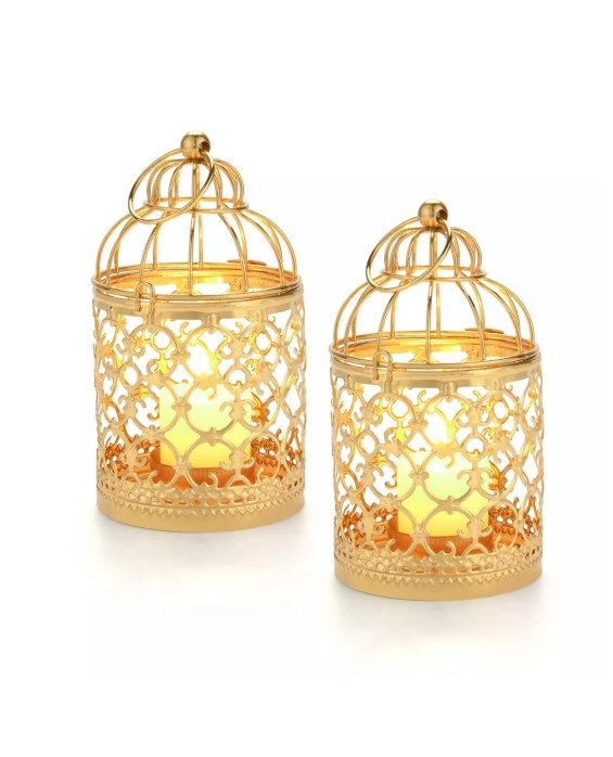 Hanging Bird Cage Candle Holder