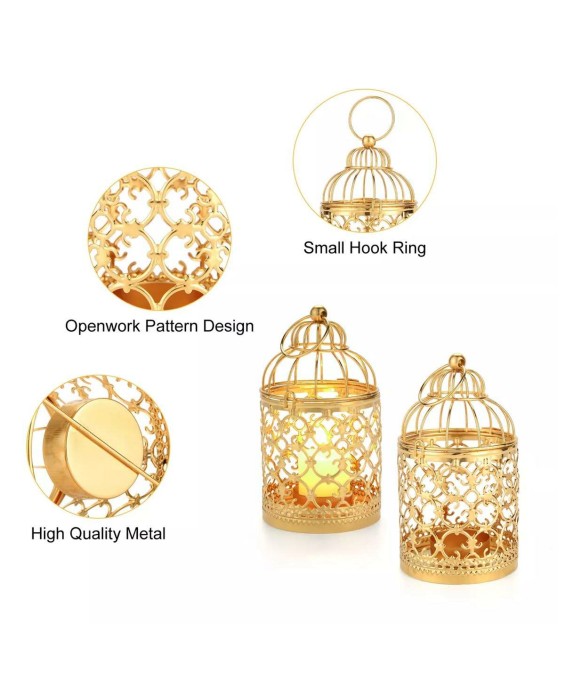 Hanging Bird Cage Candle Holder