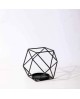 Black Metal Wire Candle Pillar Holder