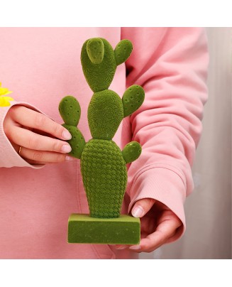 Green Cactus Sculpture Ornaments