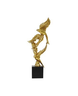 Gilded Resin Swallow Decorative Ornaments