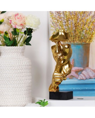 Men's Silent Mask Statue Ornament