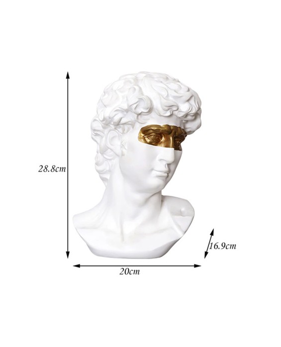 David Head Statue Desktop Ornament