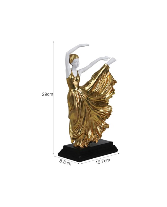 Dancing Lady Sculpture Ornament