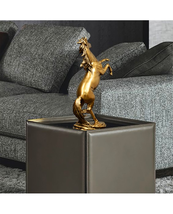 Gilded Resin Horse Sculpture Ornaments