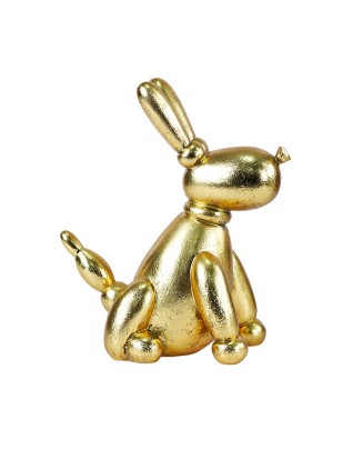 Resin Balloon Dog Gold-plated Ornaments