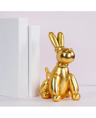 Resin Balloon Dog Gold-plated Ornaments