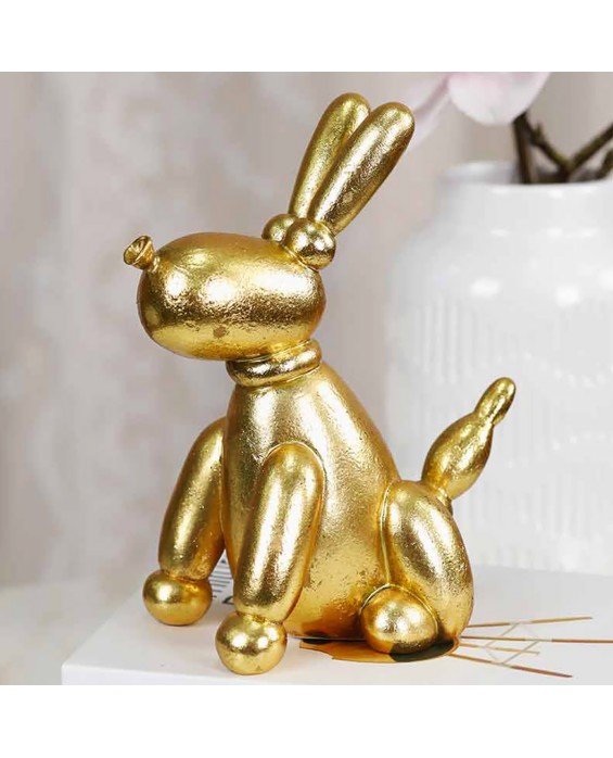 Resin Balloon Dog Gold-plated Ornaments