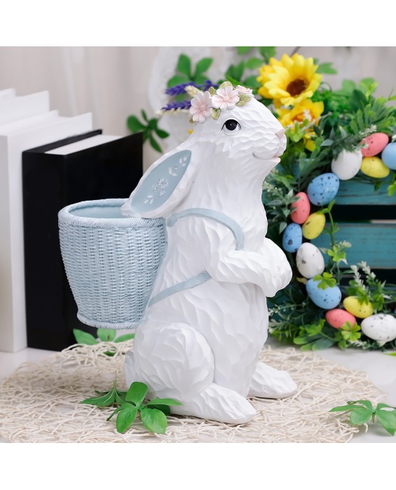 Cute Garland Rabbit Sculpture Ornament