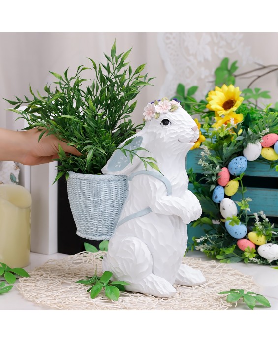 Cute Garland Rabbit Sculpture Ornament