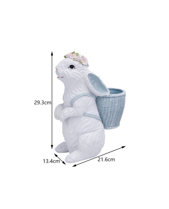 Cute Garland Rabbit Sculpture Ornament