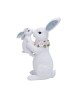Cute White Cartoon Rabbit Statue
