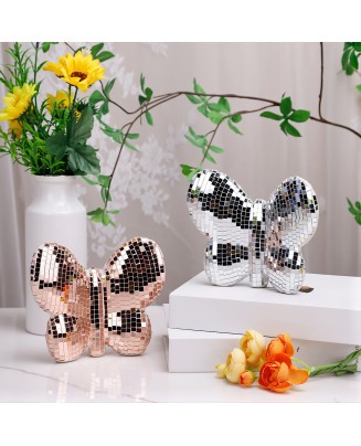 Resin Glass Butterfly Sculpture