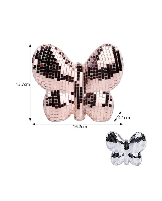 Resin Glass Butterfly Sculpture