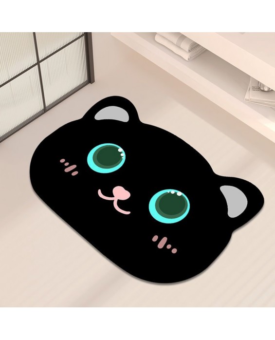 Cat Diatom Mud Bathroom Mat
