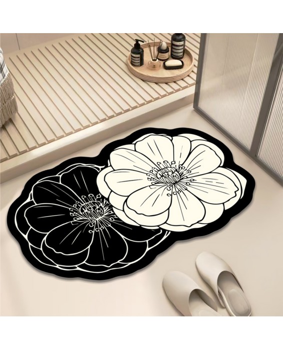 Special-Shaped Light Luxury Bathroom Mat