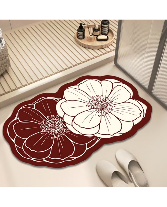 Special-Shaped Light Luxury Bathroom Mat