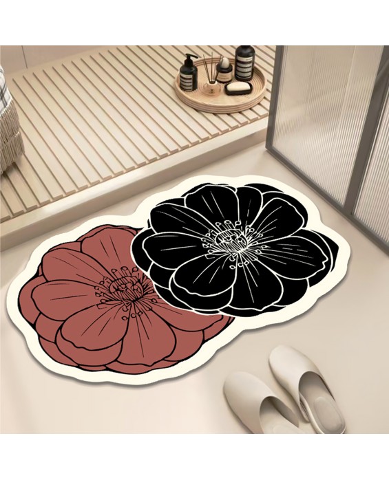Special-Shaped Light Luxury Bathroom Mat