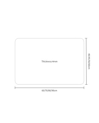 Special-Shaped Light Luxury Bathroom Mat