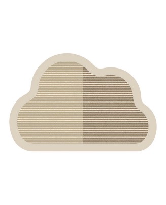 Striped Cloud Bathroom Mat