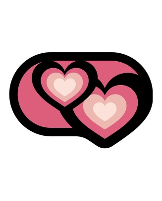 Retro Love Bathroom Mat