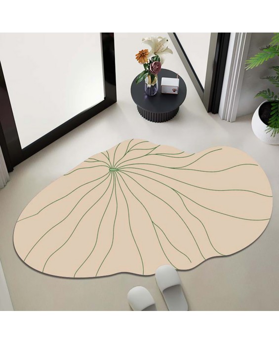 Lotus Leaf Diatom Mud Floor Mat