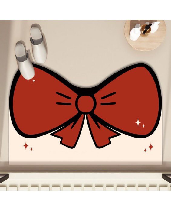 Cute Bow Bathroom Mat