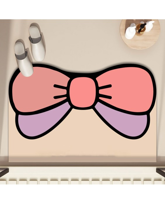 Cute Bow Bathroom Mat