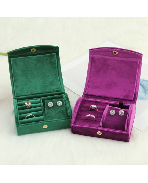 Velvet Rectangular Jewelry Storage Box