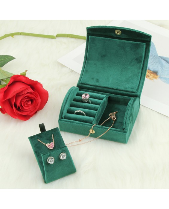 Velvet Rectangular Jewelry Storage Box