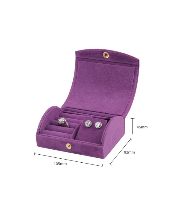 Velvet Rectangular Jewelry Storage Box