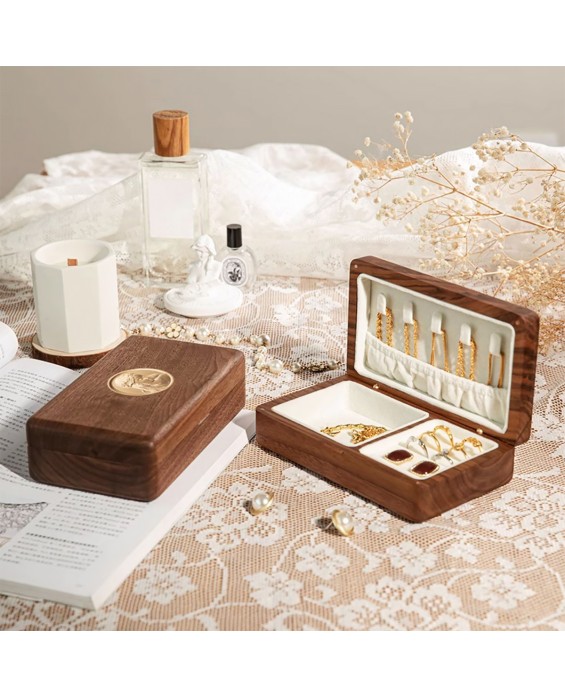 Solid Wood Jewelry Storage Box