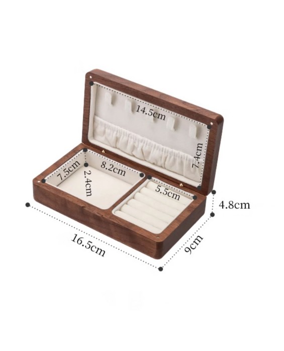 Solid Wood Jewelry Storage Box