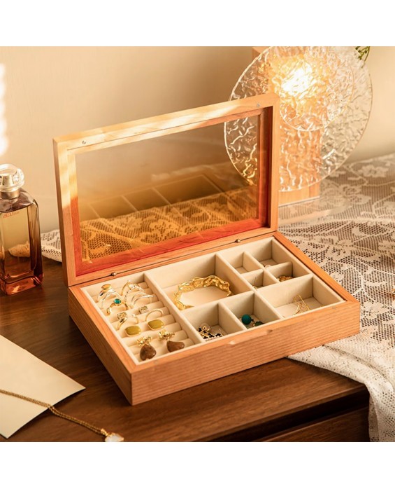Exquisite Cherry Wood Storage Box