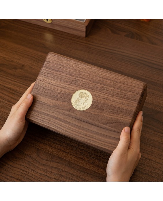 Black Walnut Solid Wood High-End Storage Box