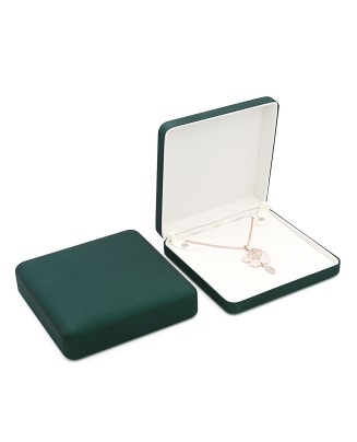 High-End Leather Necklace Storage Box
