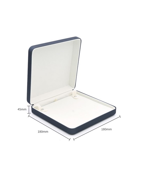 High-End Leather Necklace Storage Box