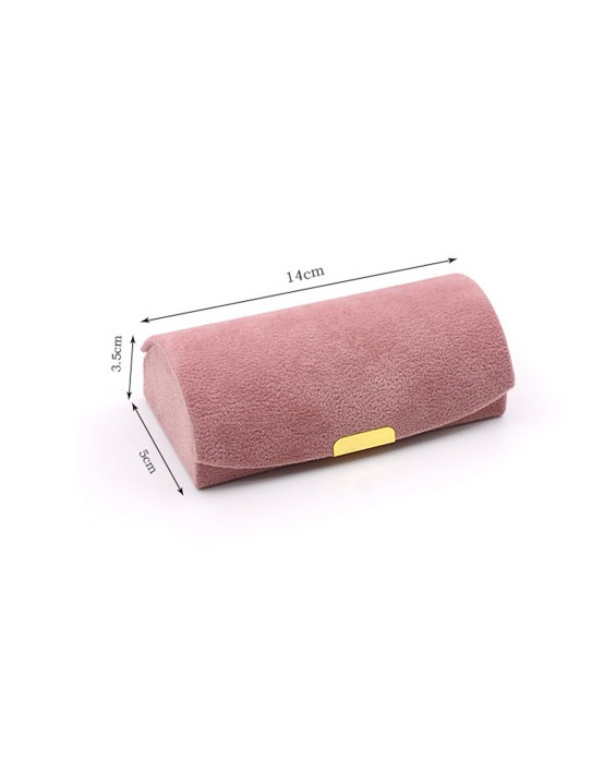 Portable Mini Flannel Jewelry Box