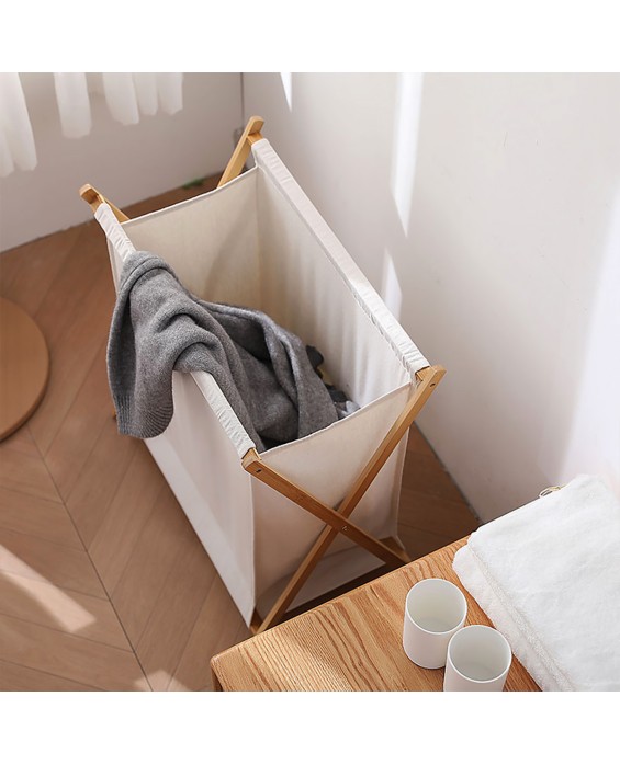 Solid Color Foldable Dirty Laundry Basket