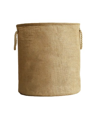 Jute Cloth Foldable Laundry Hamper