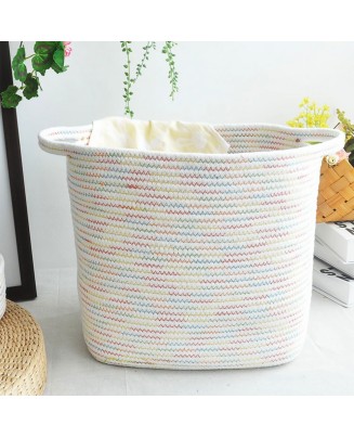 Environmentally Friendly Cotton Line Dirty Clothes Basket