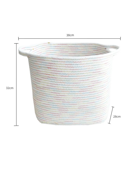 Environmentally Friendly Cotton Line Dirty Clothes Basket