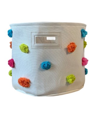 Thickened Canvas Laundry Basket