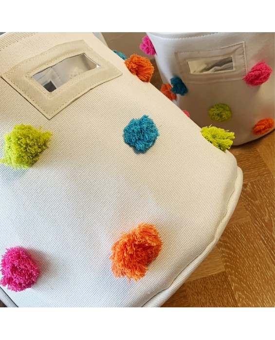 Thickened Canvas Laundry Basket