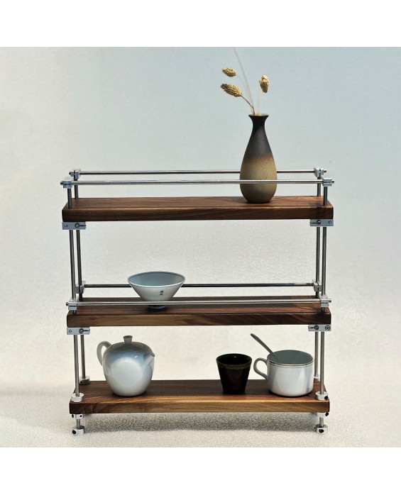 Light Axis Solid Wood Storage Rack