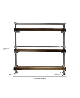 Light Axis Solid Wood Storage Rack
