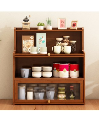 Tea Set Dustproof Display Cabinet